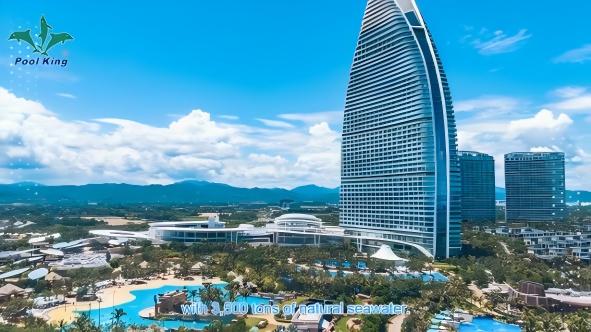 Filter Pasir Komersial Poolking di Atlantis Sanya